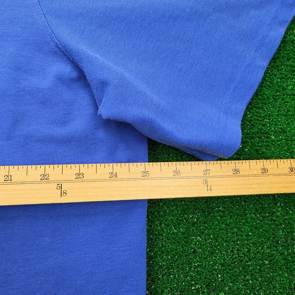 Greyson Golf Polo‎ Shirt Mens XL Blue Pique Performance Short Sleeve